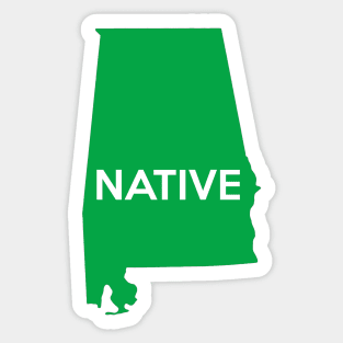 Alabama Native AL Sticker